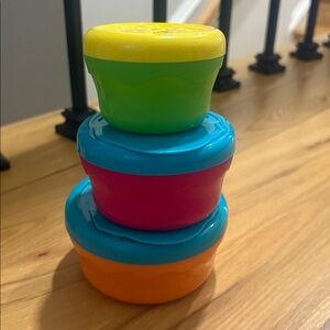 Gently Loved Sassy Toddler Snack Containers